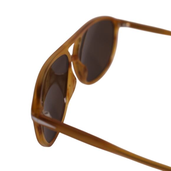 David Beckham Lightweight Aviator Sunglasses - Yellow Horn / Brown - NWT - Picture 8 of 9